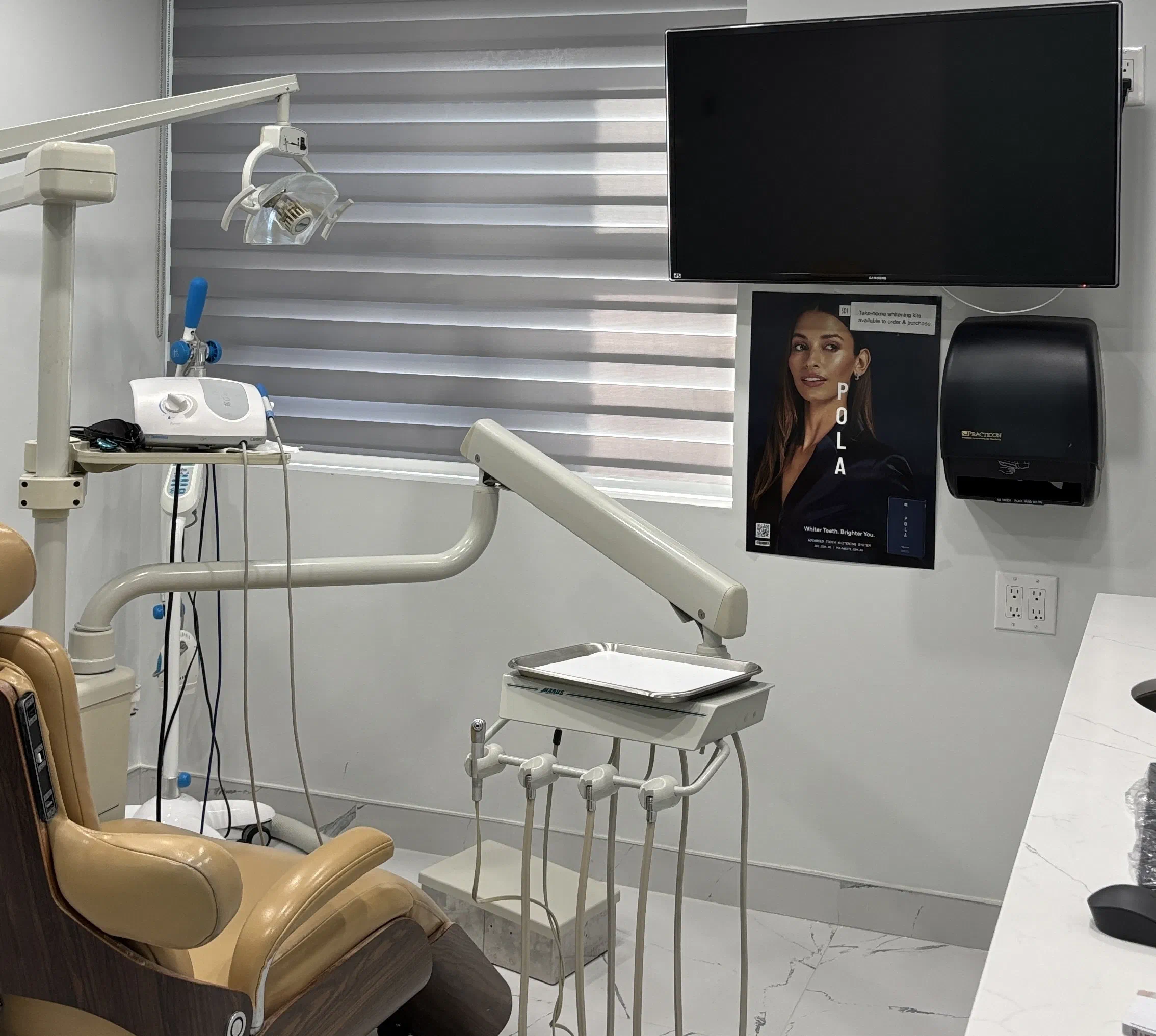 A treatment room at Milton Dental Clinic